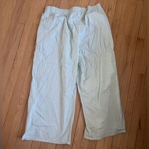 Express Mint Green and White Lounge Pants
